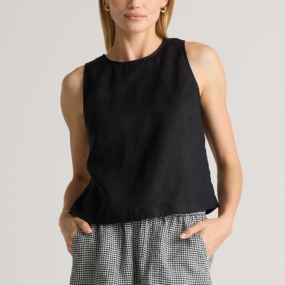 Quince 100% Linen Sleeveless Top – Size 1X